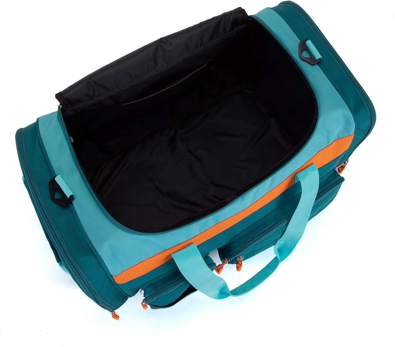 Large Kids Duffle Bag for Travel, Overnight or Weekend,Teal Blue | Roomy Size: 2