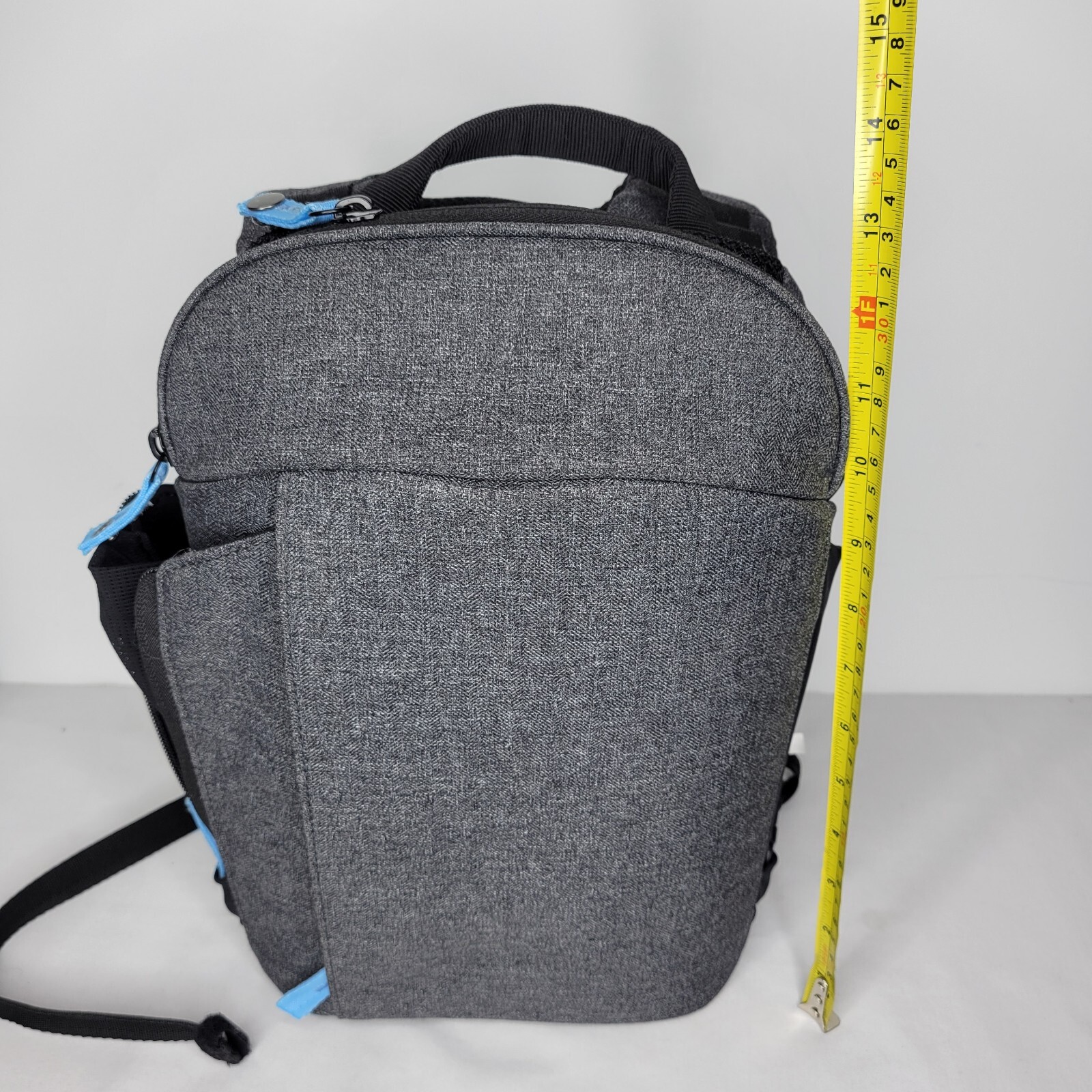 Medical Device Backpack Hard shell case Gray- Pockets, HD Padded Straps