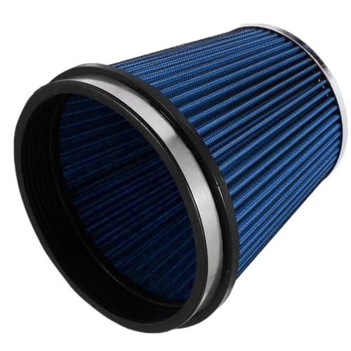 6″ Inlet Cold Air Intake Filter Cone Replacement Performance Blue (6″ Tall)