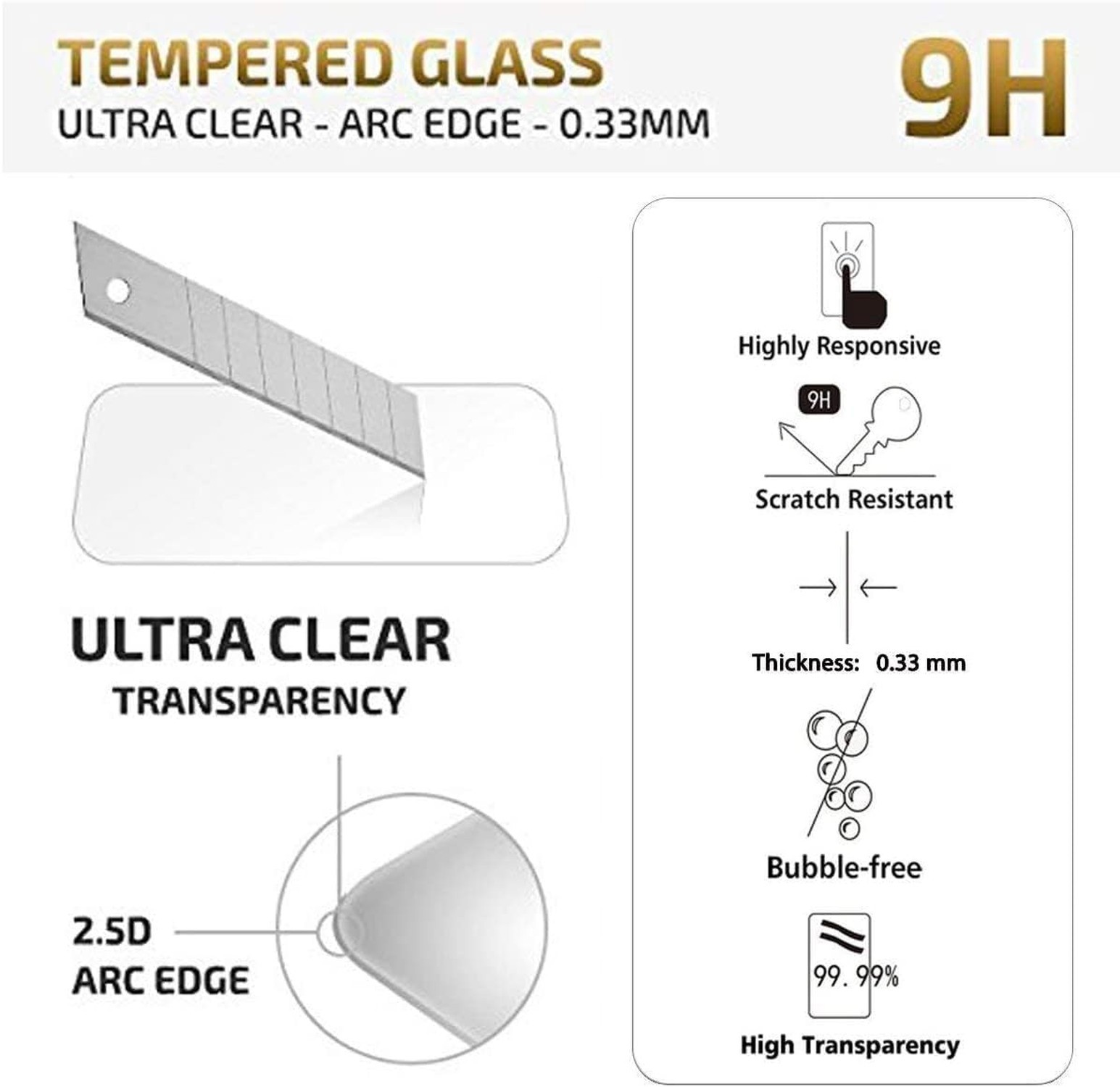 NEW’C 3 Pack Designed for Samsung Galaxy S21 FE 5G Screen Protector Tempered …