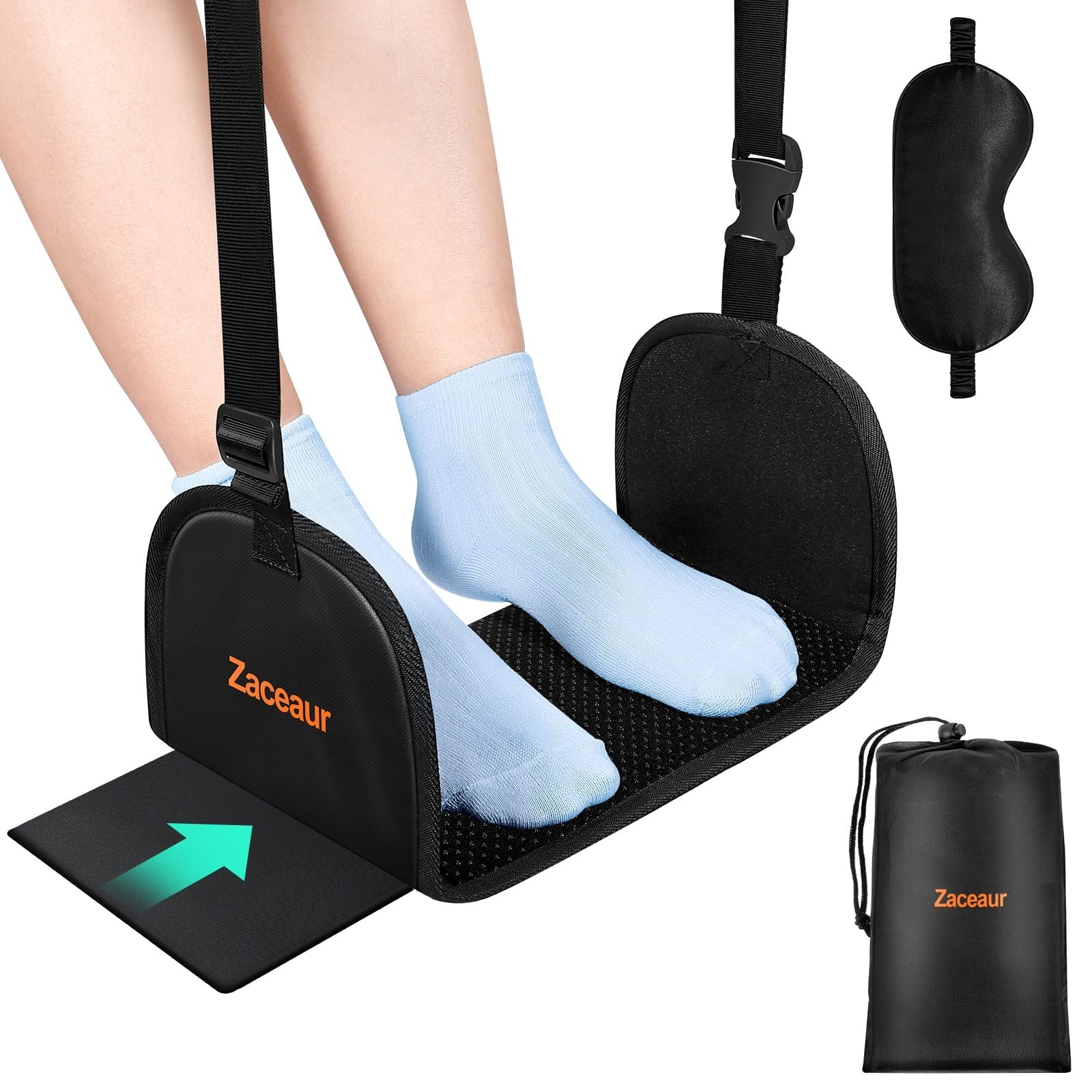 Airplane Foot Hammock – Anti Slip Foot Hammock for Plane Travel to Relax Your…