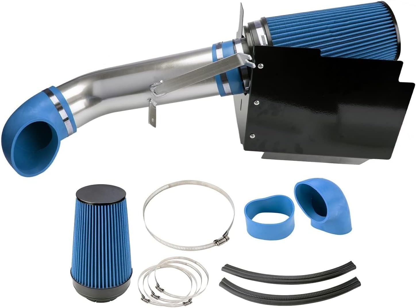 Cold Air Intake Kit Compatible with 99-06 G-M-C/Che-vy V8 4.8L/ 5.3L/ 6.0L, Filt