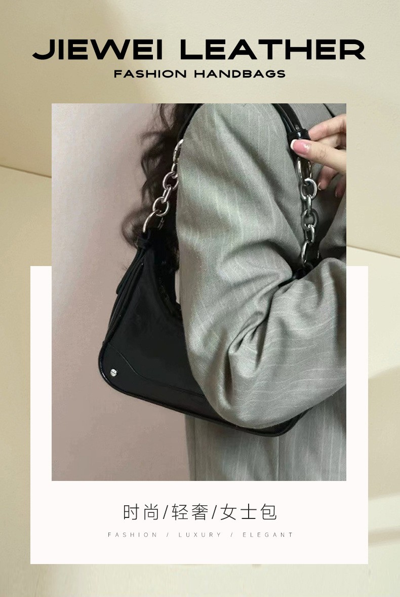 new trendy shiny crossbody women’s bag niche high-end versatile shoulder bag