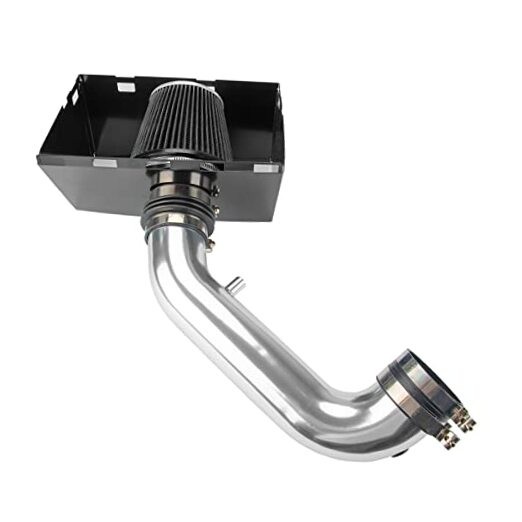 Air Intake Kit, 3.5″ Cold Air Intake System Kits + Heat Shield 62cm*32cm*23cm