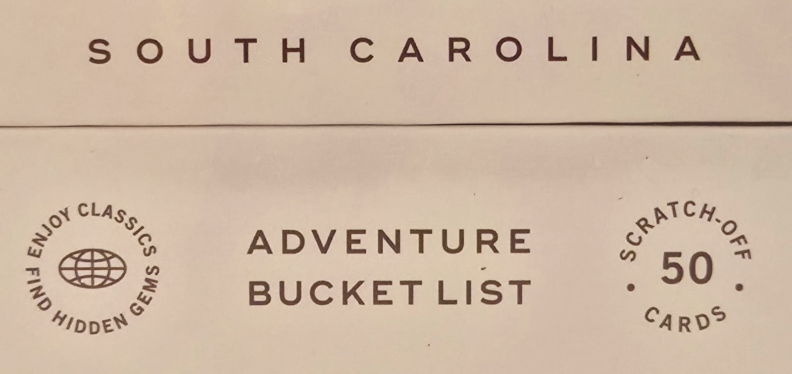 RIO South Carolina Adventure Bucket List ⚡NEW ⚡ 50 Scratch Off Cards ⚡FREE SHIP