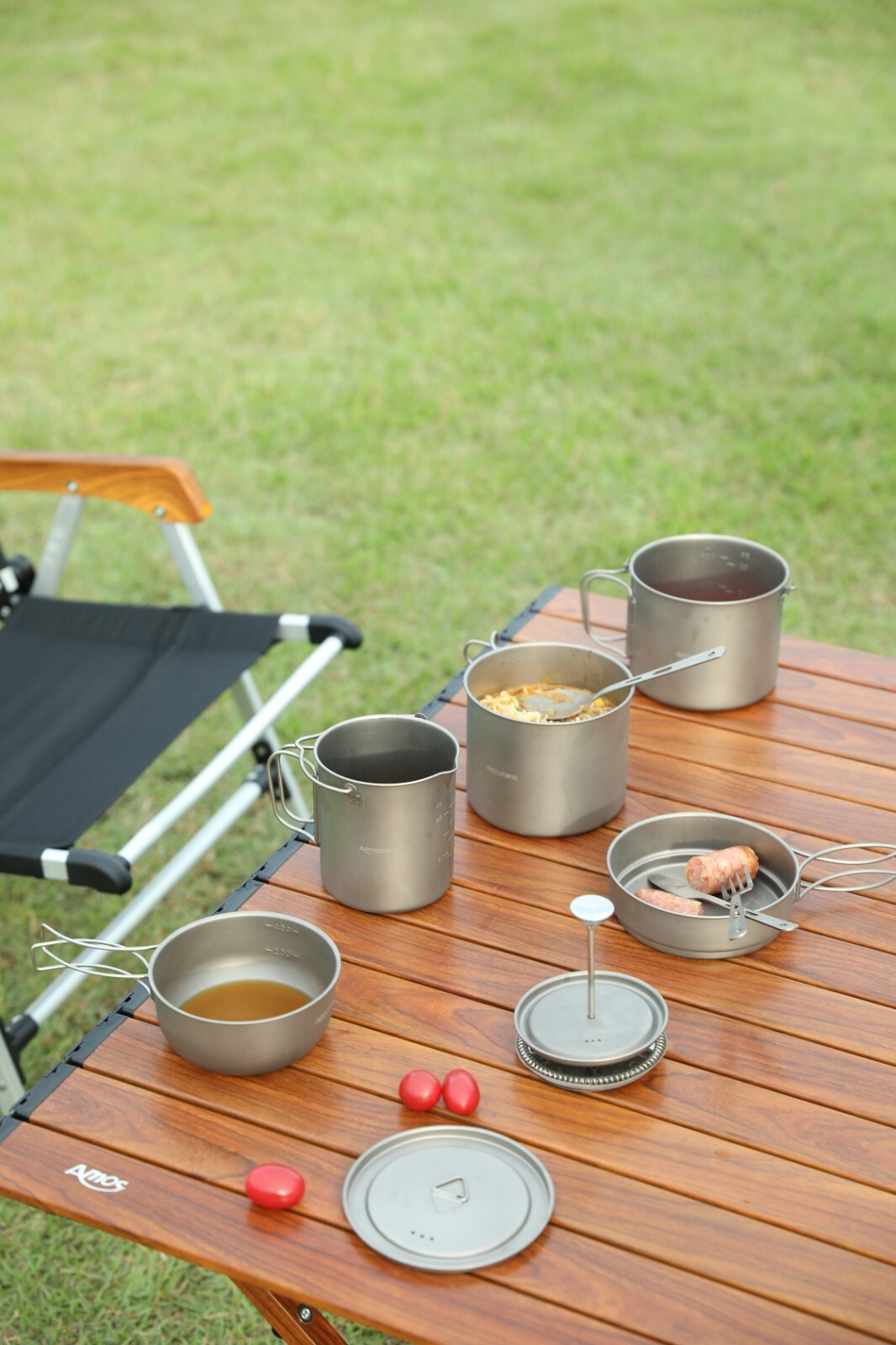 Amos Titanium Small Bowl-Extra Strong Ultra-Lightweight Hiking EASY TO CARRY