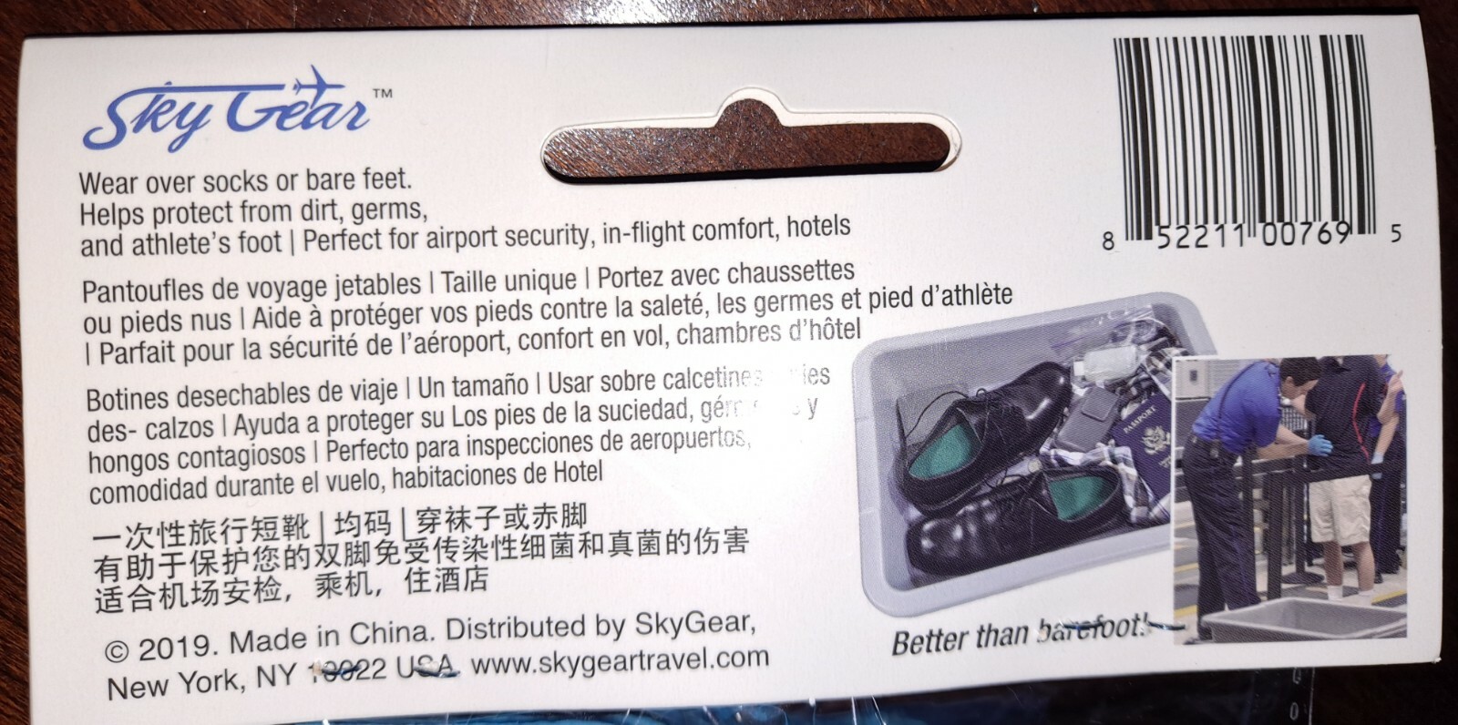5 Packs Sky Gear Disposable Booties Lot of 30 Pr Protect Feet / Foot Creams Etc