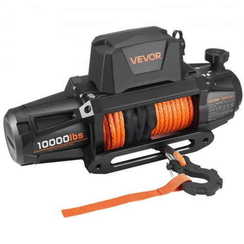 Electric Winch, 10000 lbs Load Capacity, 12V DC Truck Winch with ?&brvbar;7/20 i