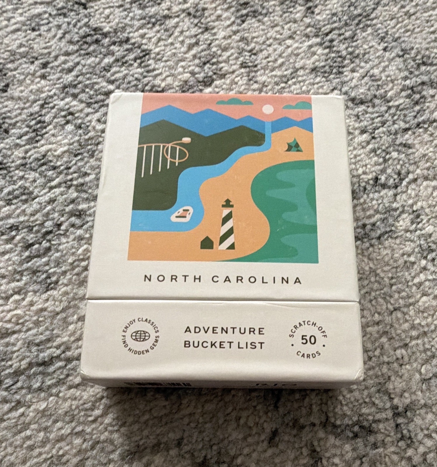 North Carolina Adventure Bucket List Scratch Off Cards [New In Box]