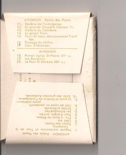 1950s Small Souvenir 20 Photos Folio PALAIS DES PAPES AVIGNON, FRANCE