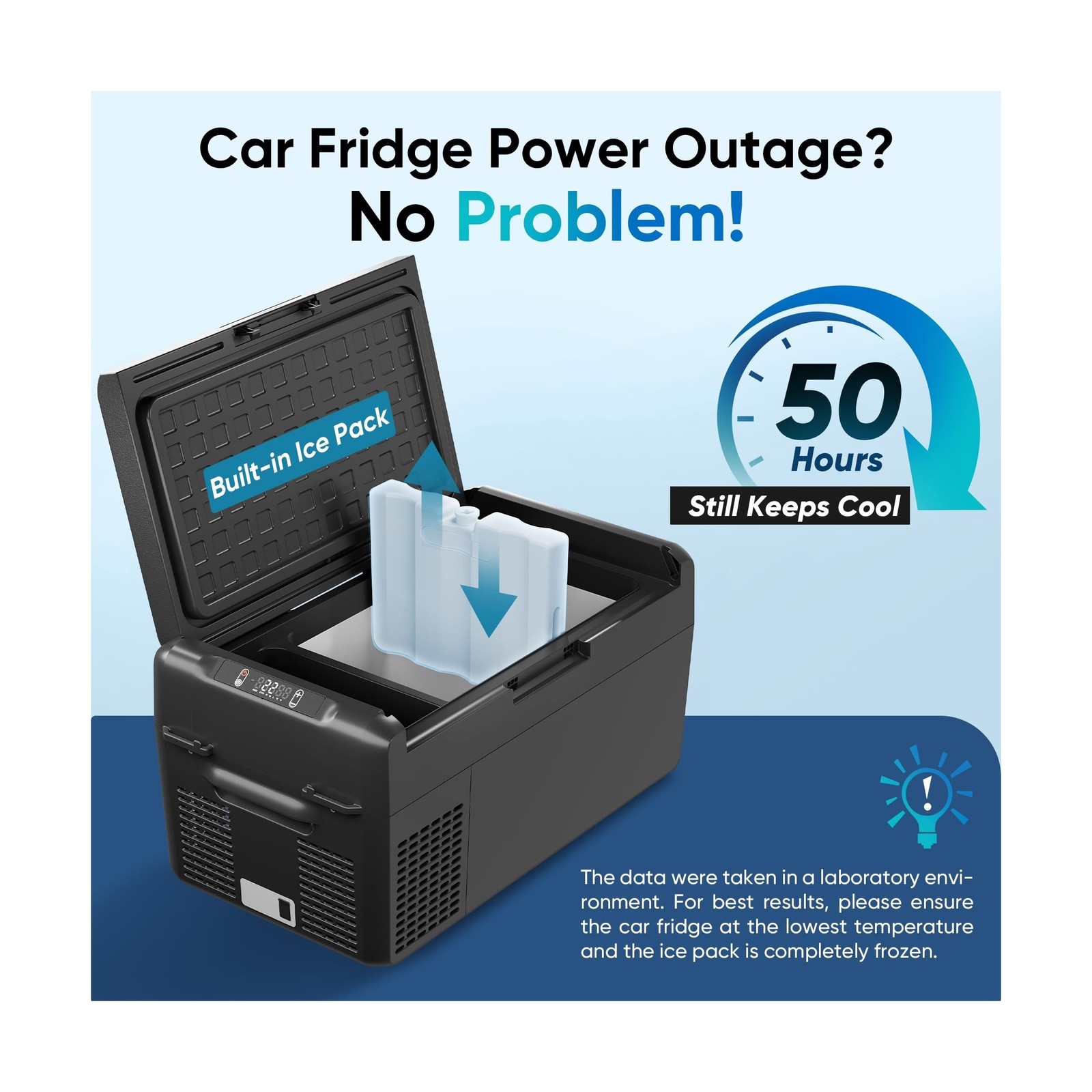 12 Volt Refrigerator – 21QT(20L) Portable Freezer, Electric Cooler for Car Tr…