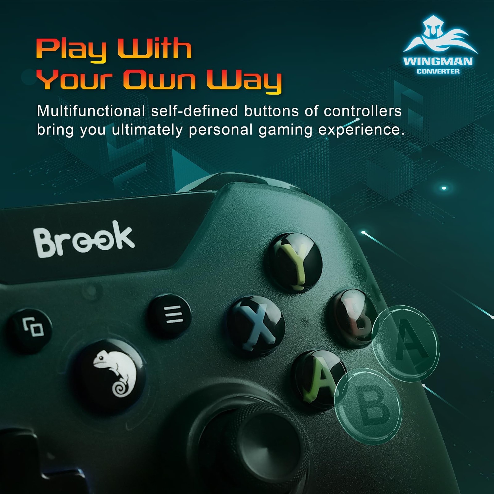 Brook Wingman PS2 Converter Wireless Adapter for PS4/PS3 to PS2/PS1/PS Classi…