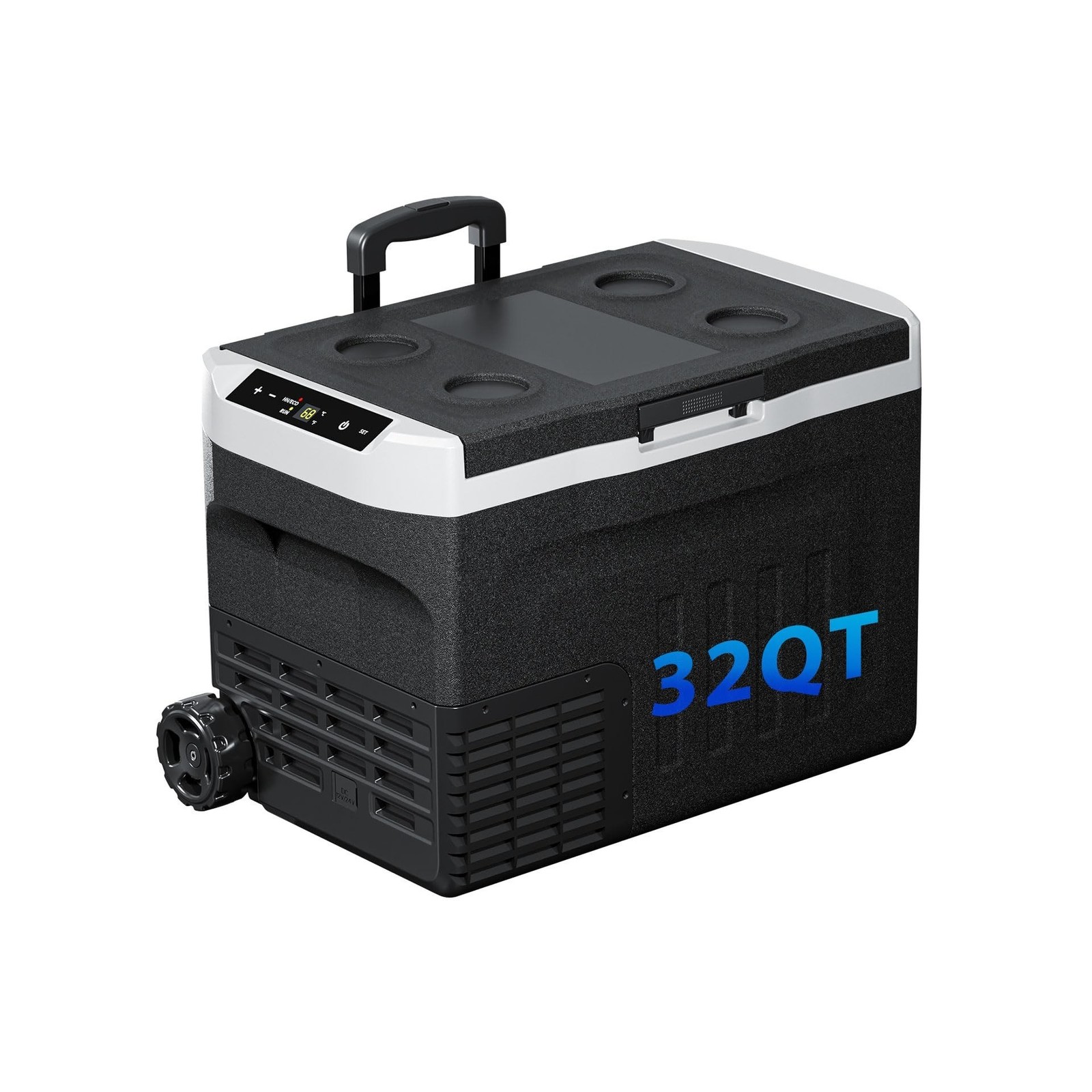 12 Volt Refrigerator, 32QT(30L) Compressor Electric Cooler, Car Fridge -4℉