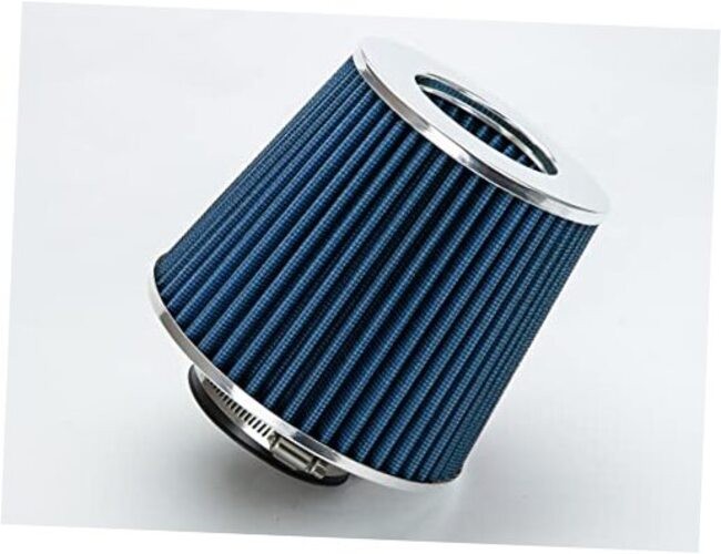 BLUE Cold Air Intake Cone Replacement Performance Washable Clamp Standard 2.5″