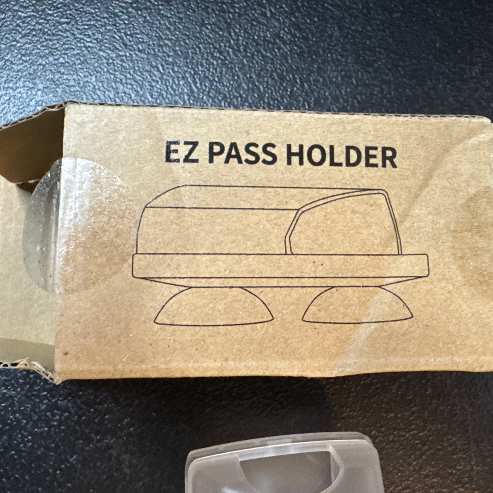 EZ Pass Holder for Windshield w/ Strong Suction Cups. New Open Box