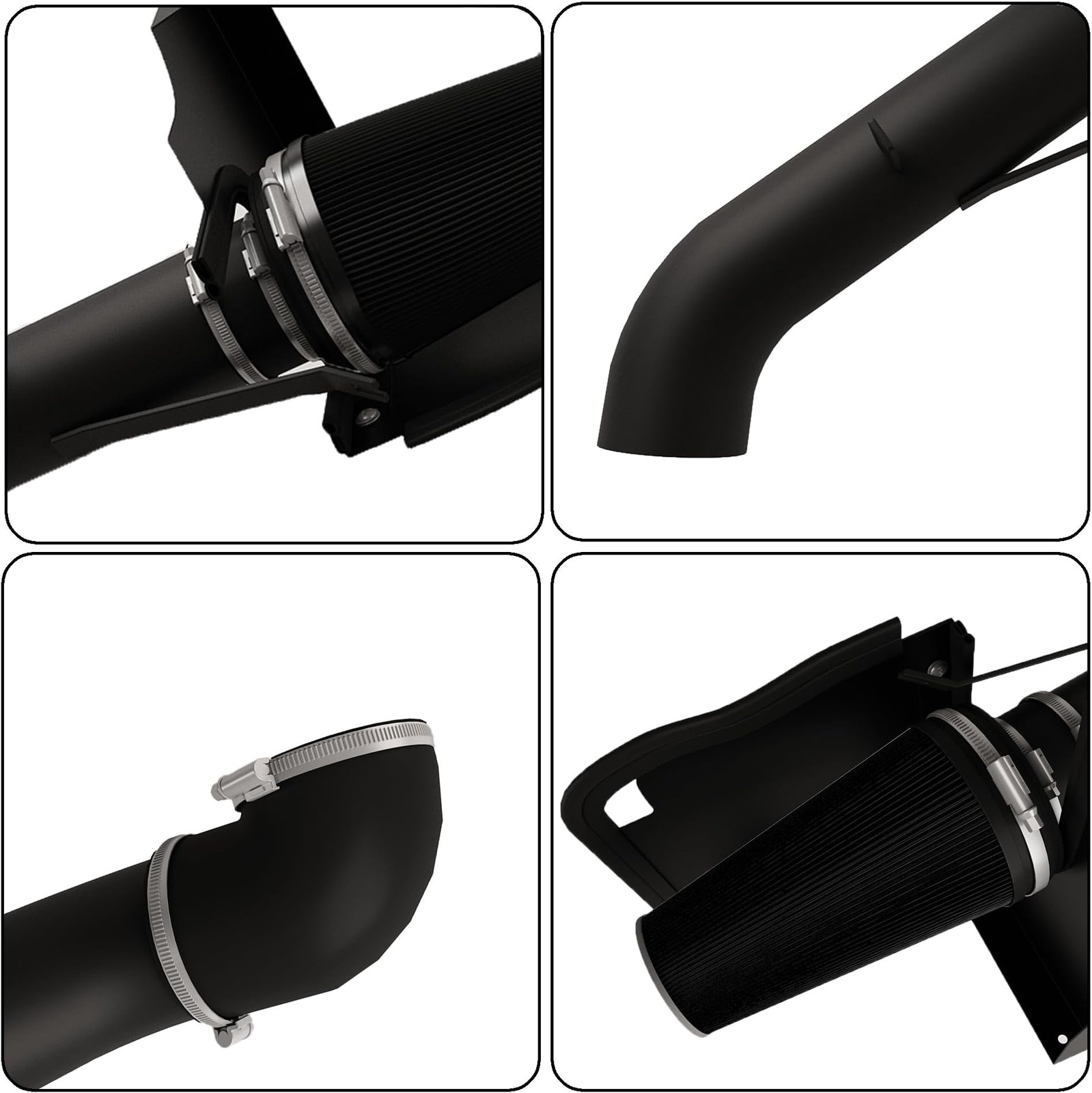 4’’ Cold Air Intake with Heat Shield Compatible with 1999-2006 GMC & Chevy V8…