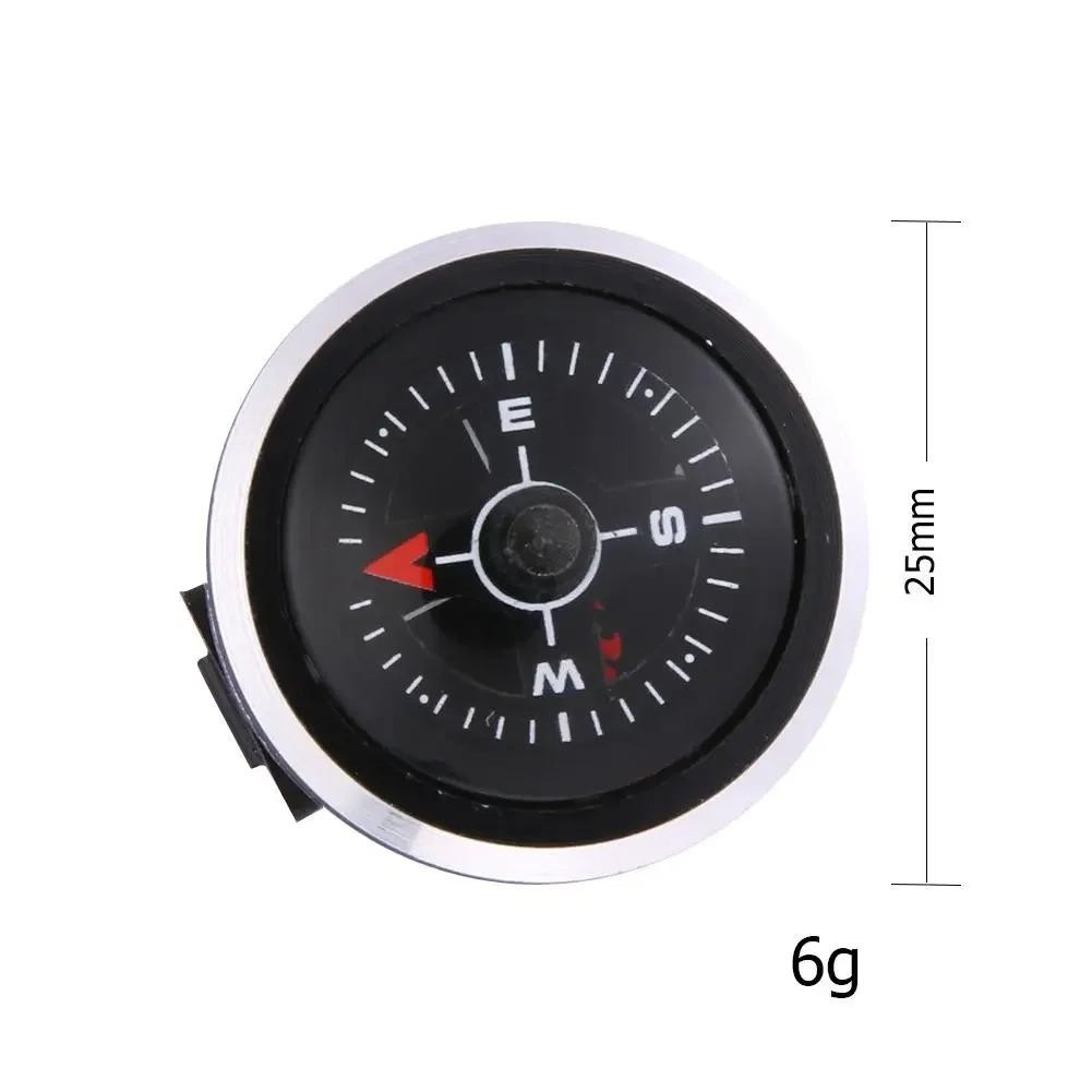 Mini Button Compass Watch Strap Paracord Survival Hiking Camping Outdoor Tool