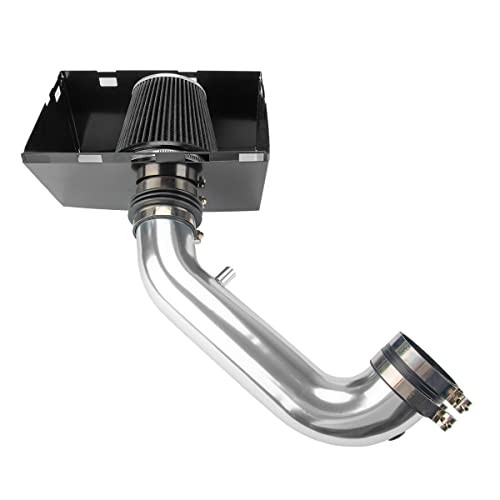 Air Intake Kit, 3.5″ Cold Air Intake System Kits + Heat Shield 62cm*32cm*23cm