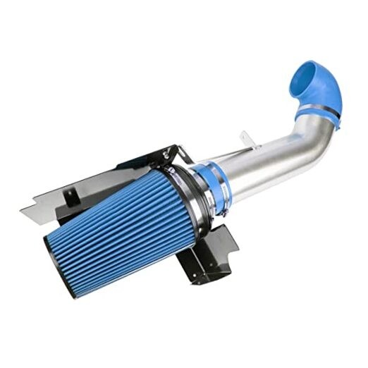 Air Intake Kit, 4″ Cold Air Intake System + Heat Shield Compatible with 1999