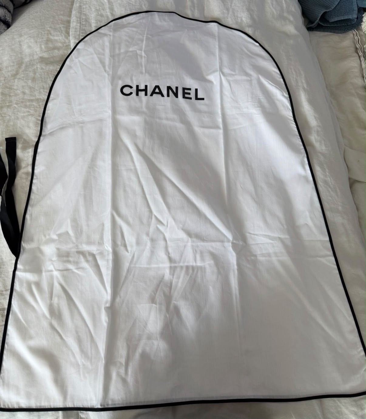 Chanel White Fabric Garment Bag 23-24” X 34-36” New From Store