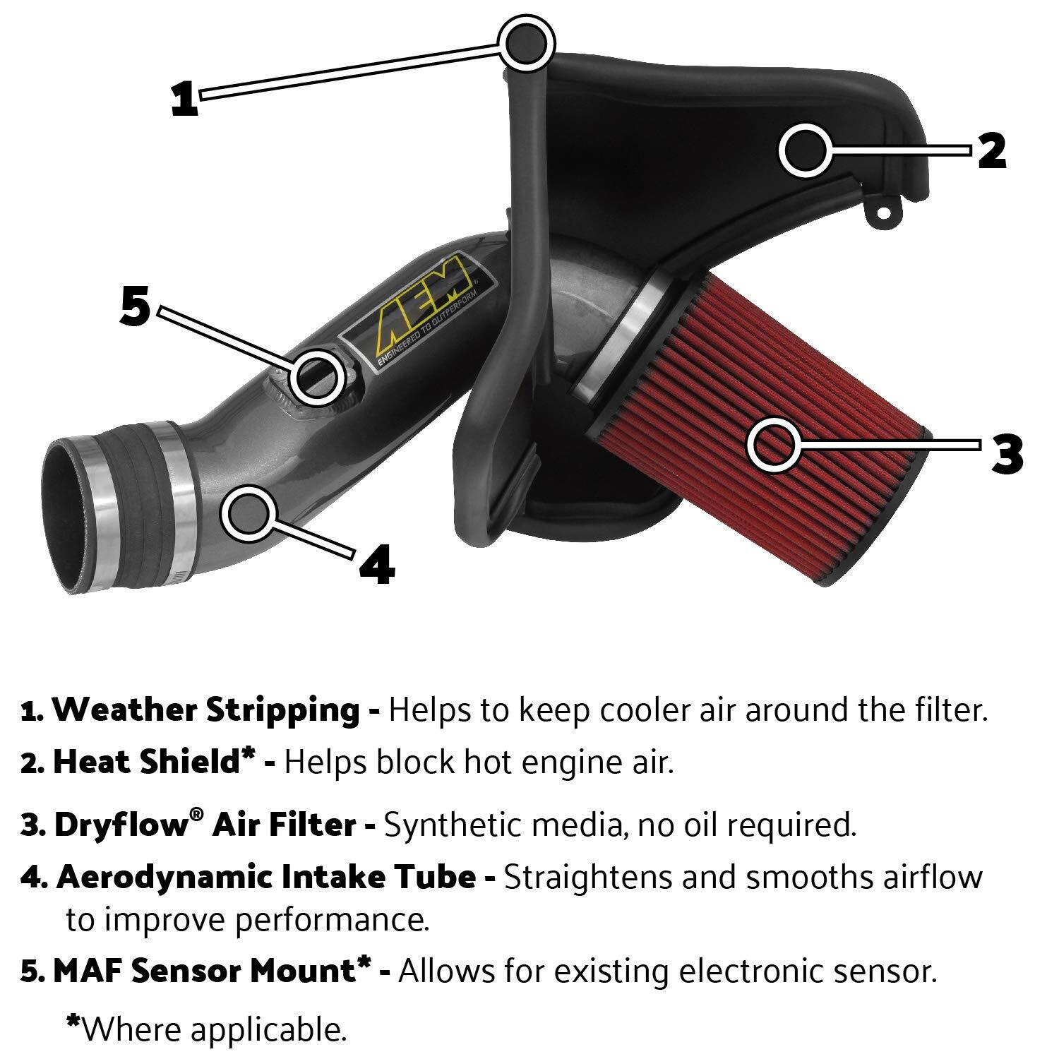 AEM 21-776C Cold Air Intake System Non-CARB Compliant