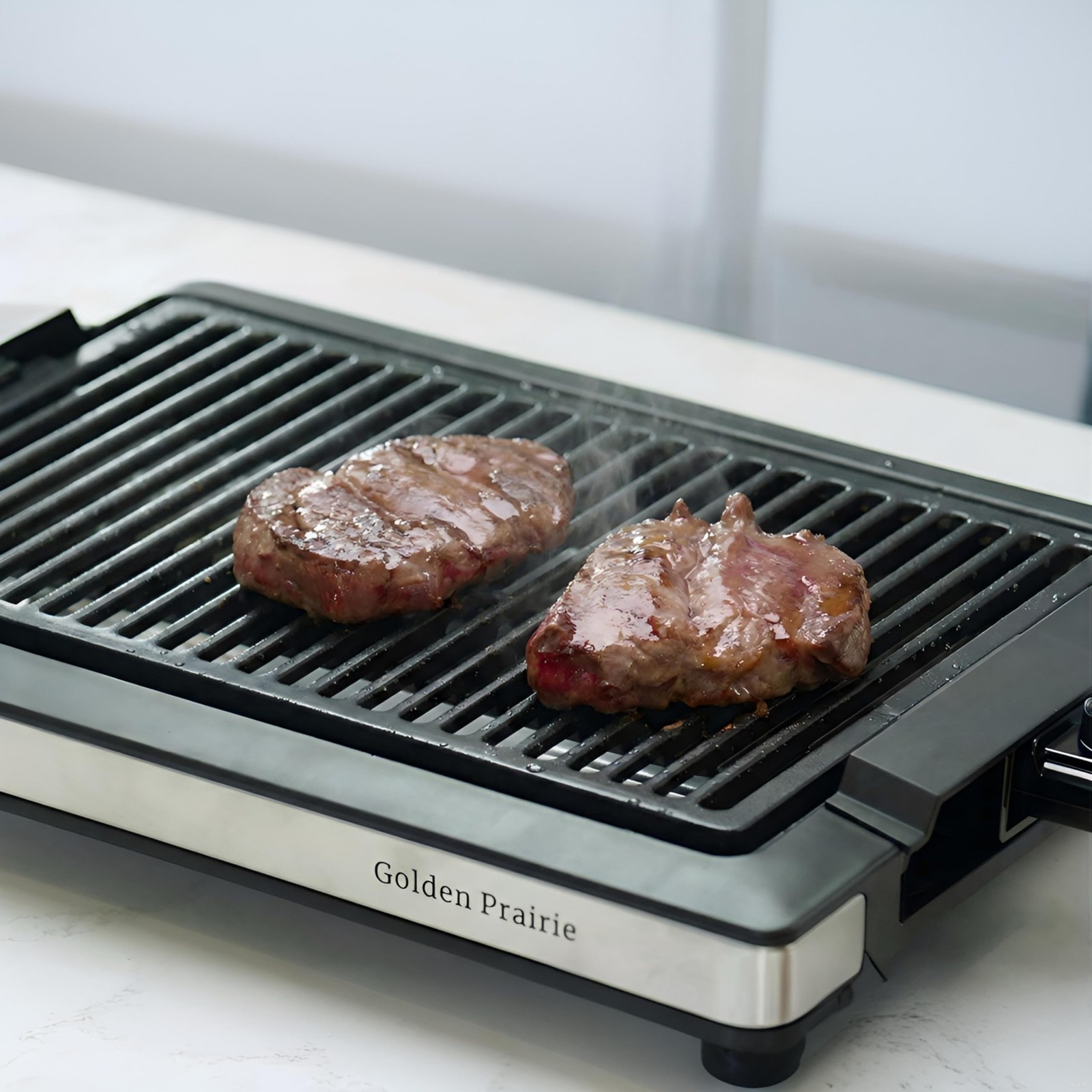 Indoor Grills Electric Smokeless, 1600W BBQ Grill with Water-Filled Drip Tray…