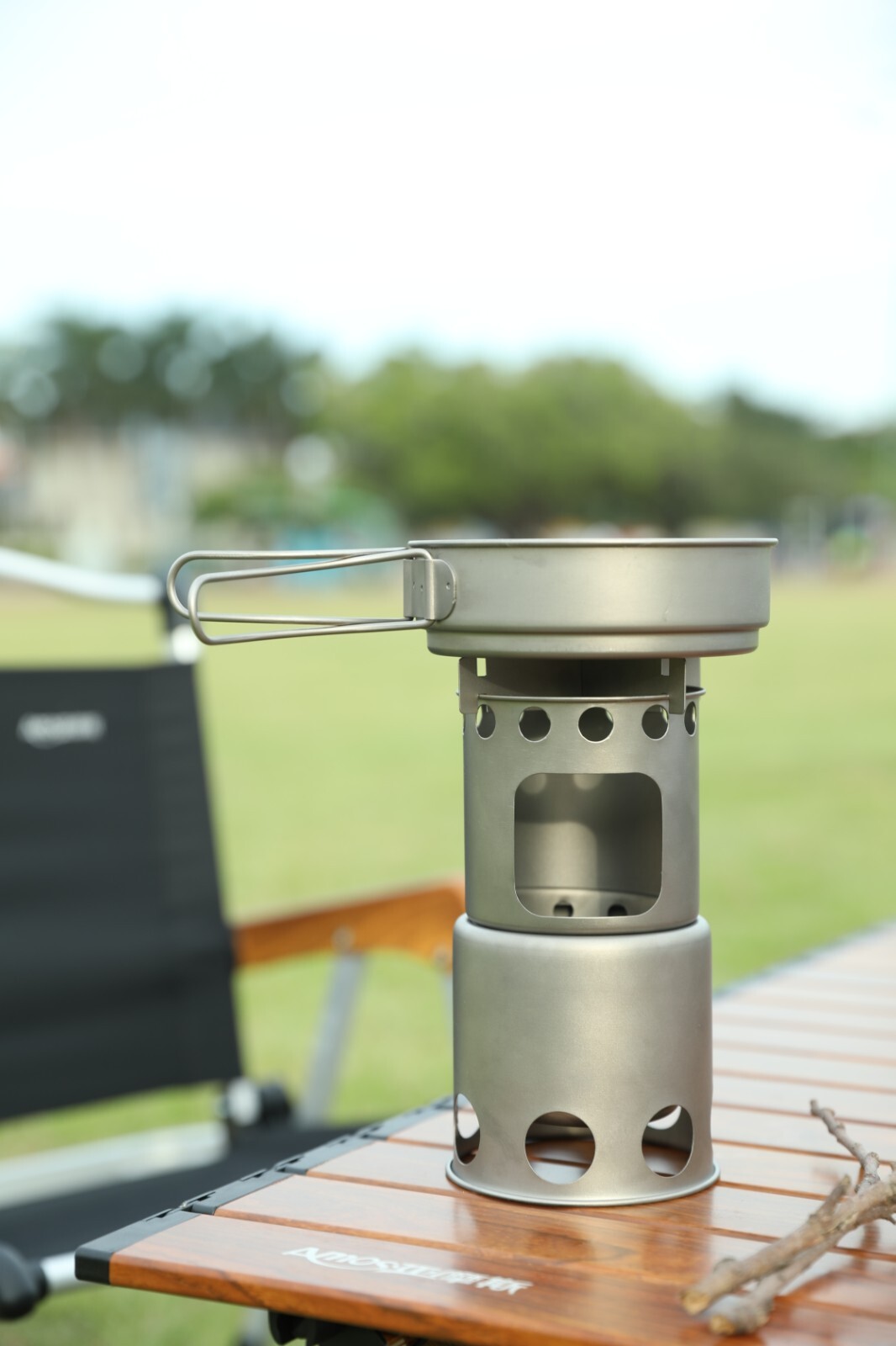 Titanium Wood Stove-Extra Strong Ultra-Lightweight Hiking Outdoor Backpack Camp