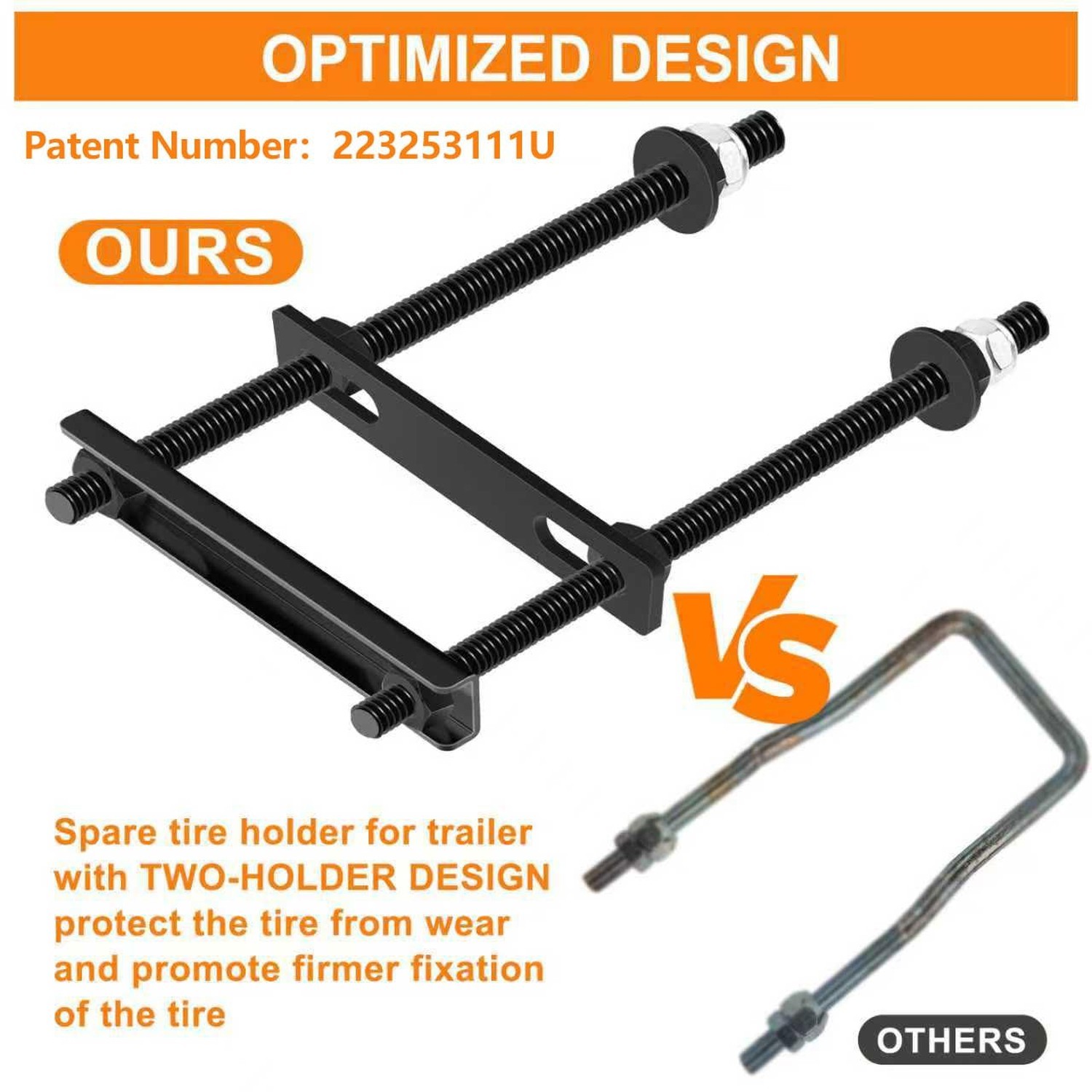 Trailer Spare Tire Mount, Spare Tire Mount for Utility Trailer, The Trailer A…