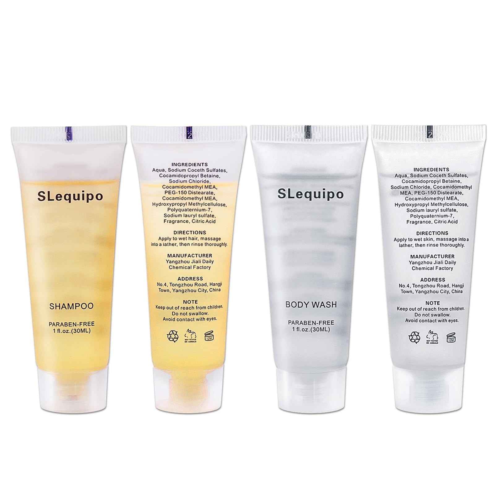 Travel Size Hotel Toiletries Bulk Set: 20 Bar Soap 0.5oz, 20 Shampoo, 20 Body…