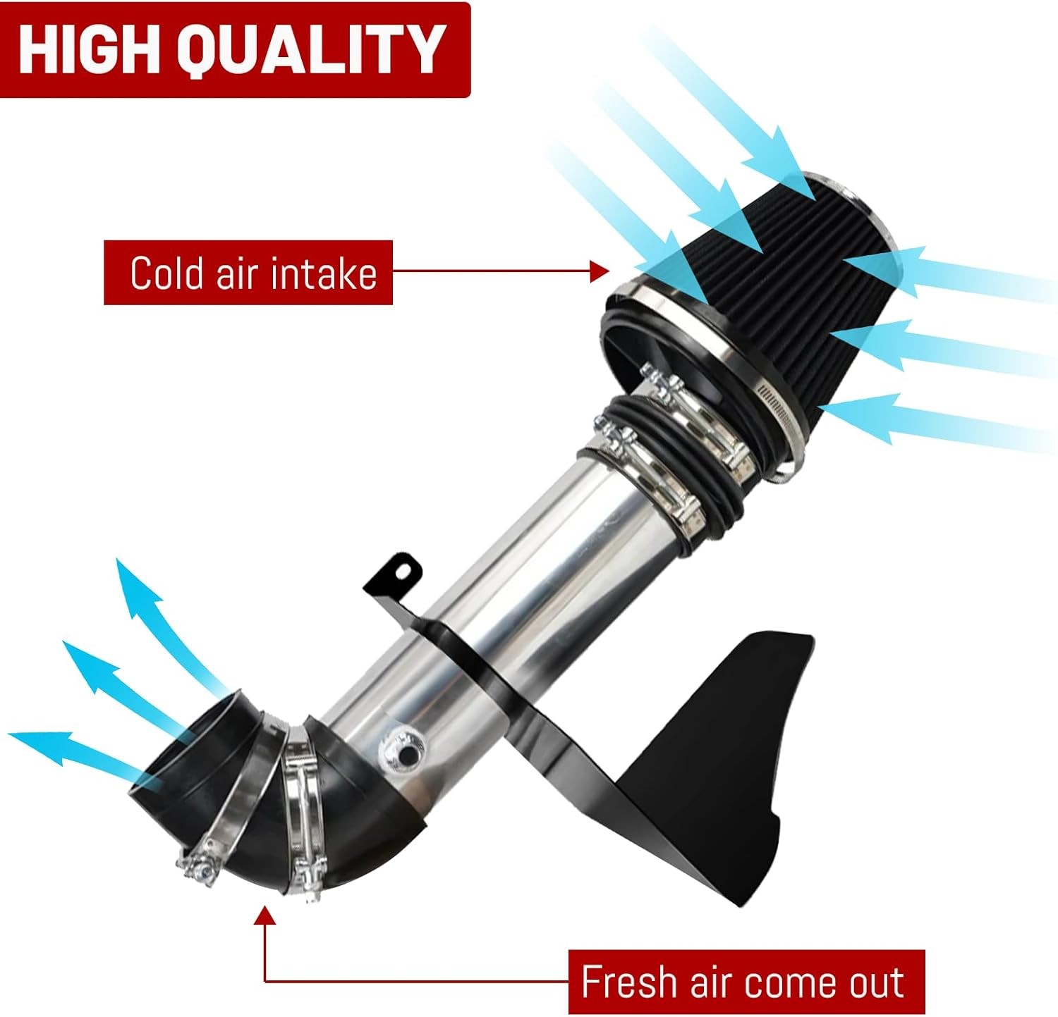 Cold Air Intake System For Dodge 5.7L 6.1L V8 2005-2010