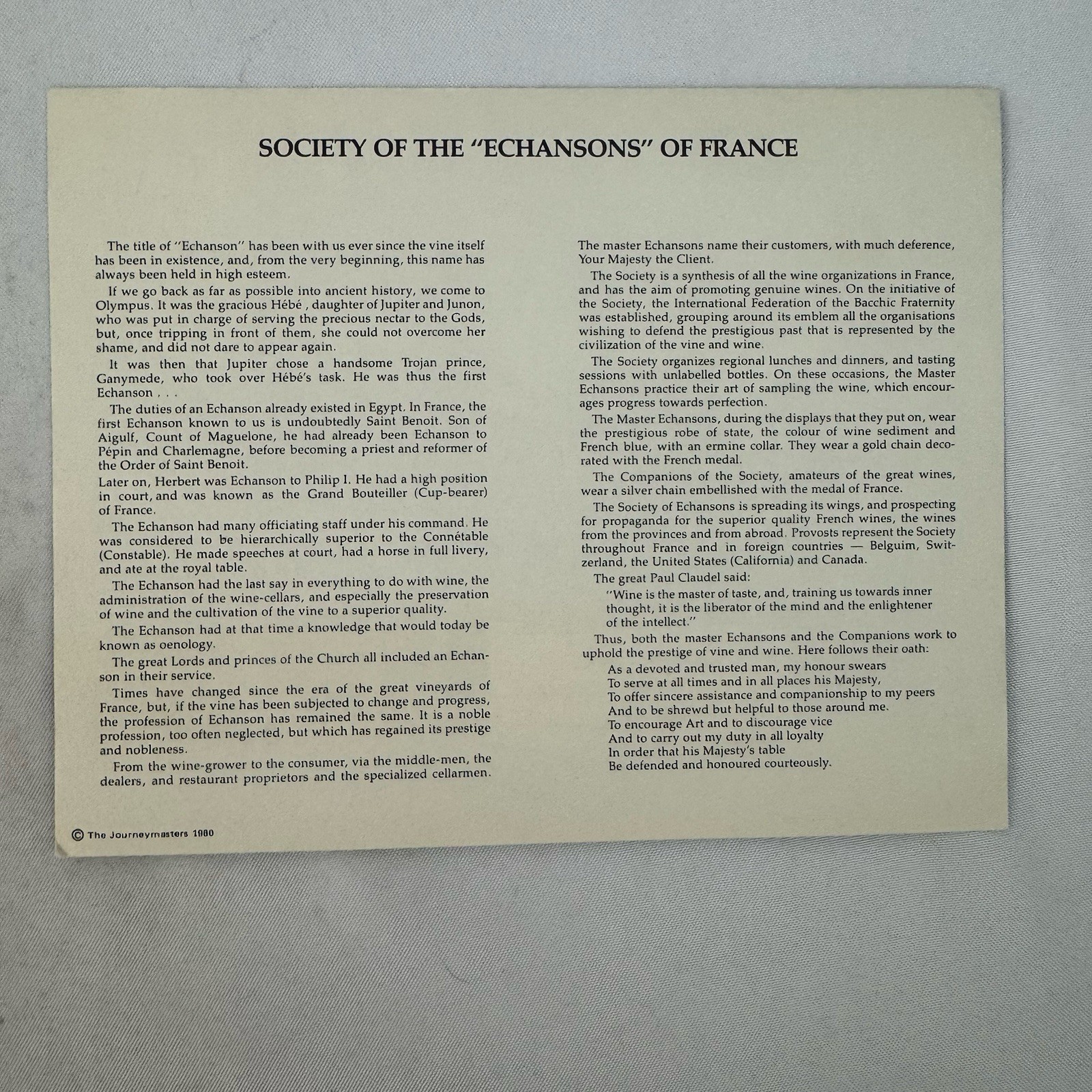 1979 Knollworld “Tale of Three Cities” Winners Travel Kit Paris Vienna Brochures