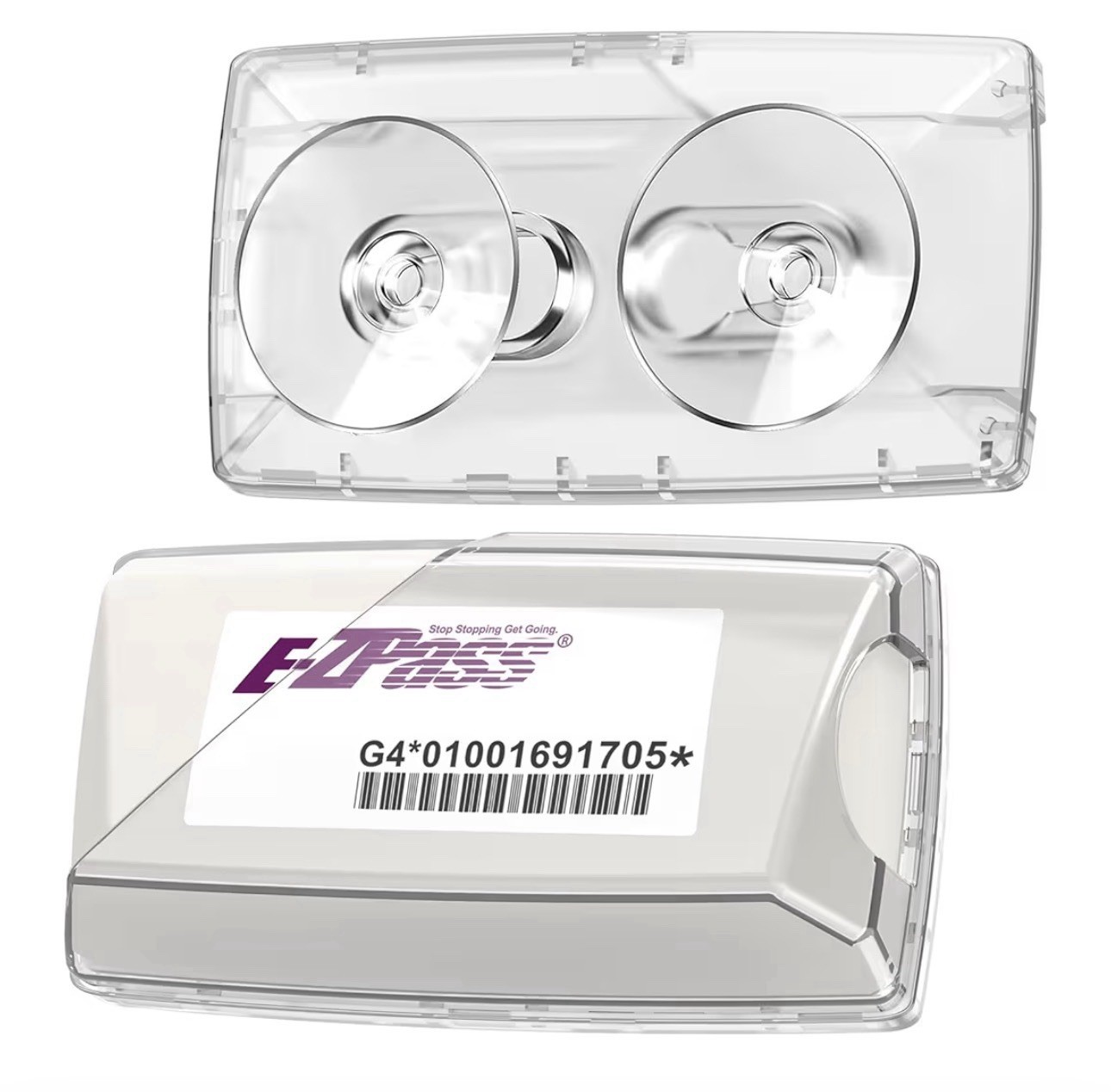 EZ Pass Holder for Windshield w/ Strong Suction Cups. New Open Box