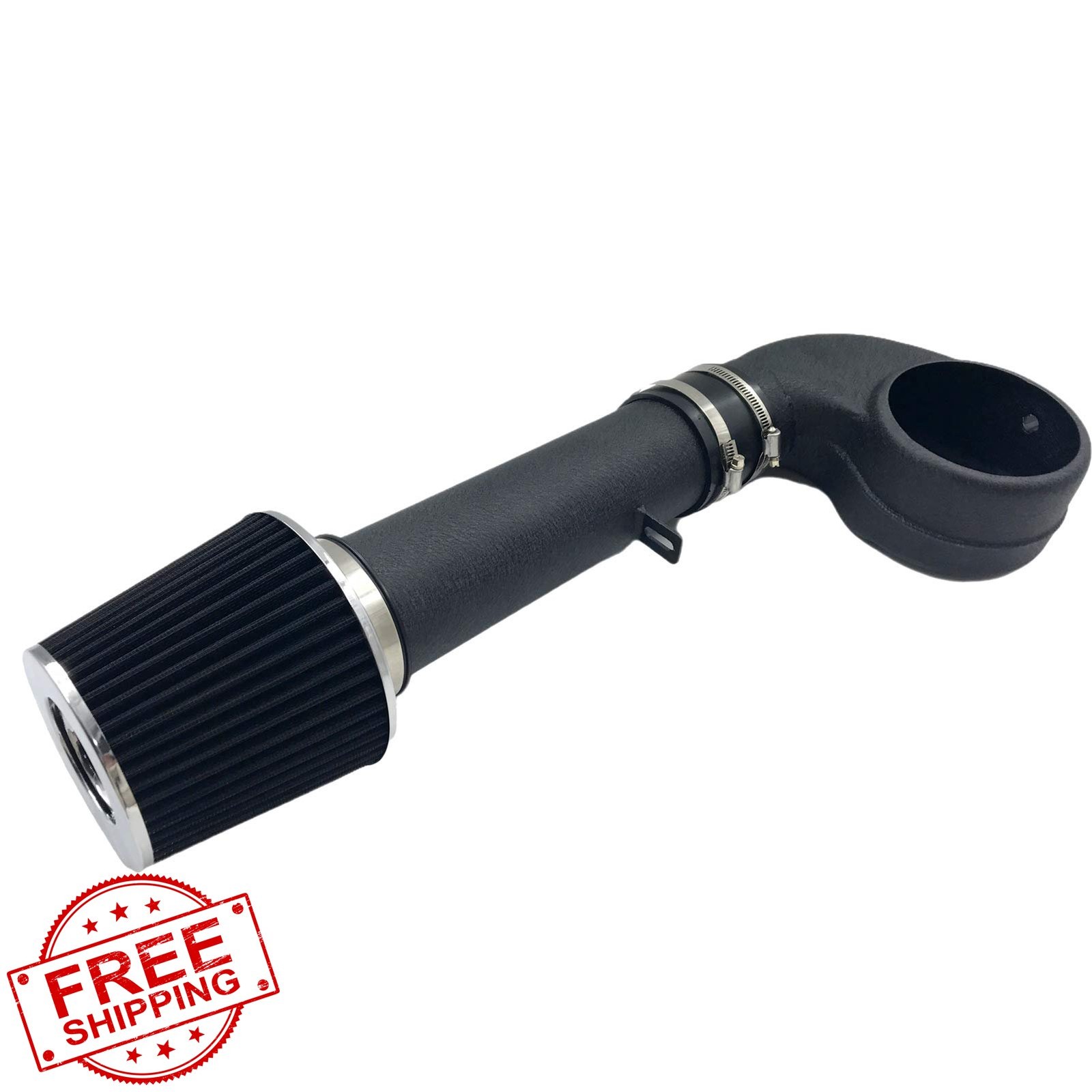 MOOSUN Black/Black Cold Air Intake Kit 88-95 Chevy GMC V6 V8