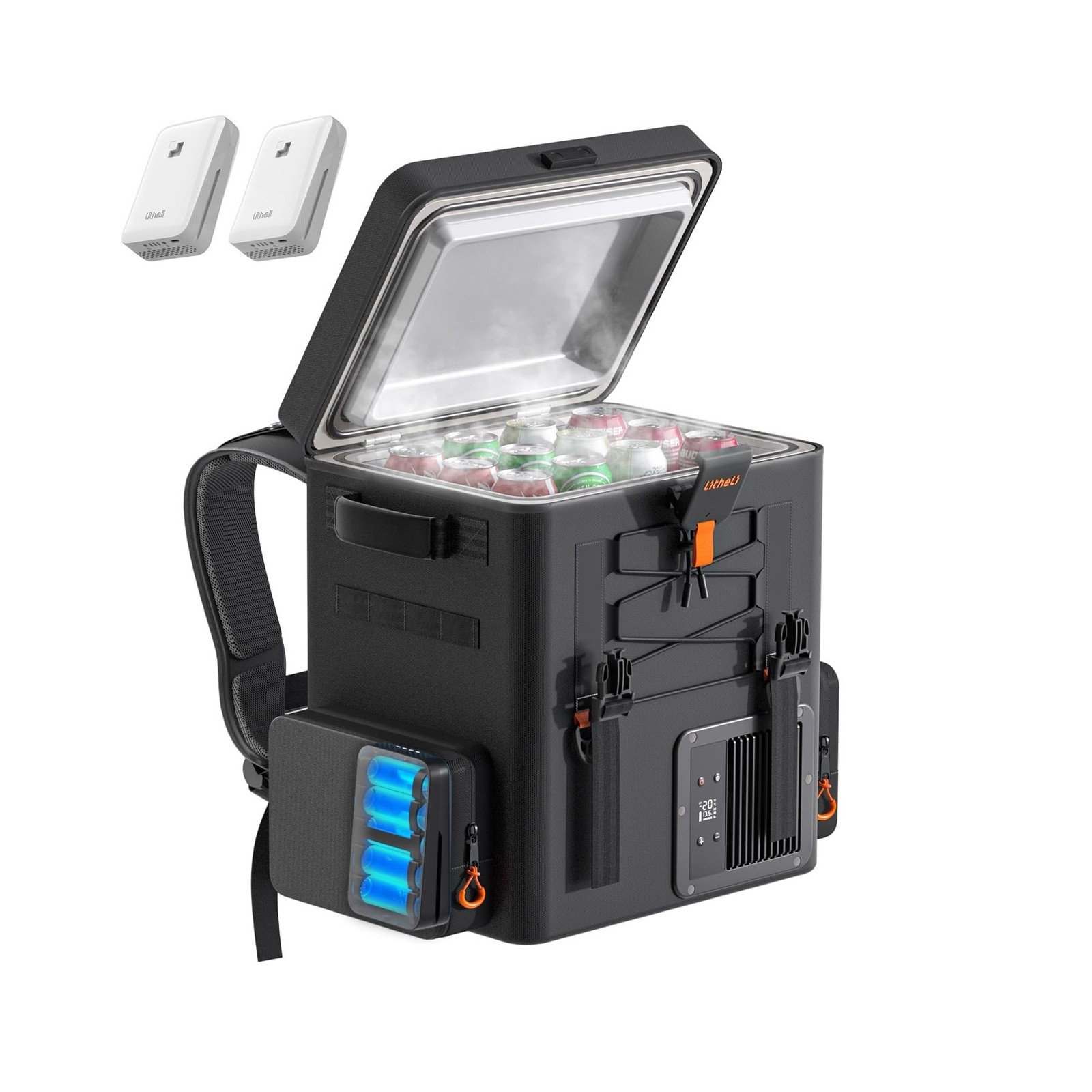 LiTHELi Frozen Pack 12V Car Refrigerator & Portable Electric Cooler, 20L