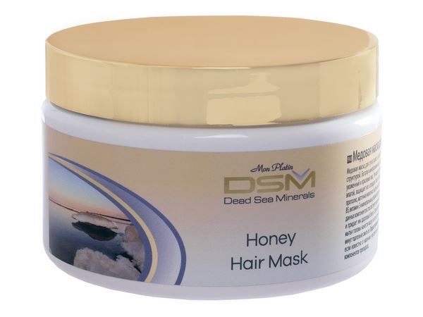 x2 Mon Platin, Dead Sea Minerals, Honey Hair Dry Damaged Hair,8.5fl.oz/250ml