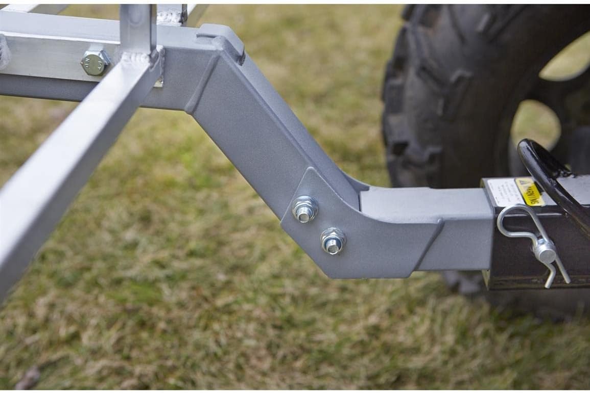 Small ATV UTV Utility Trailer Hitch Cargo Carrier Truck Camping Aluminum