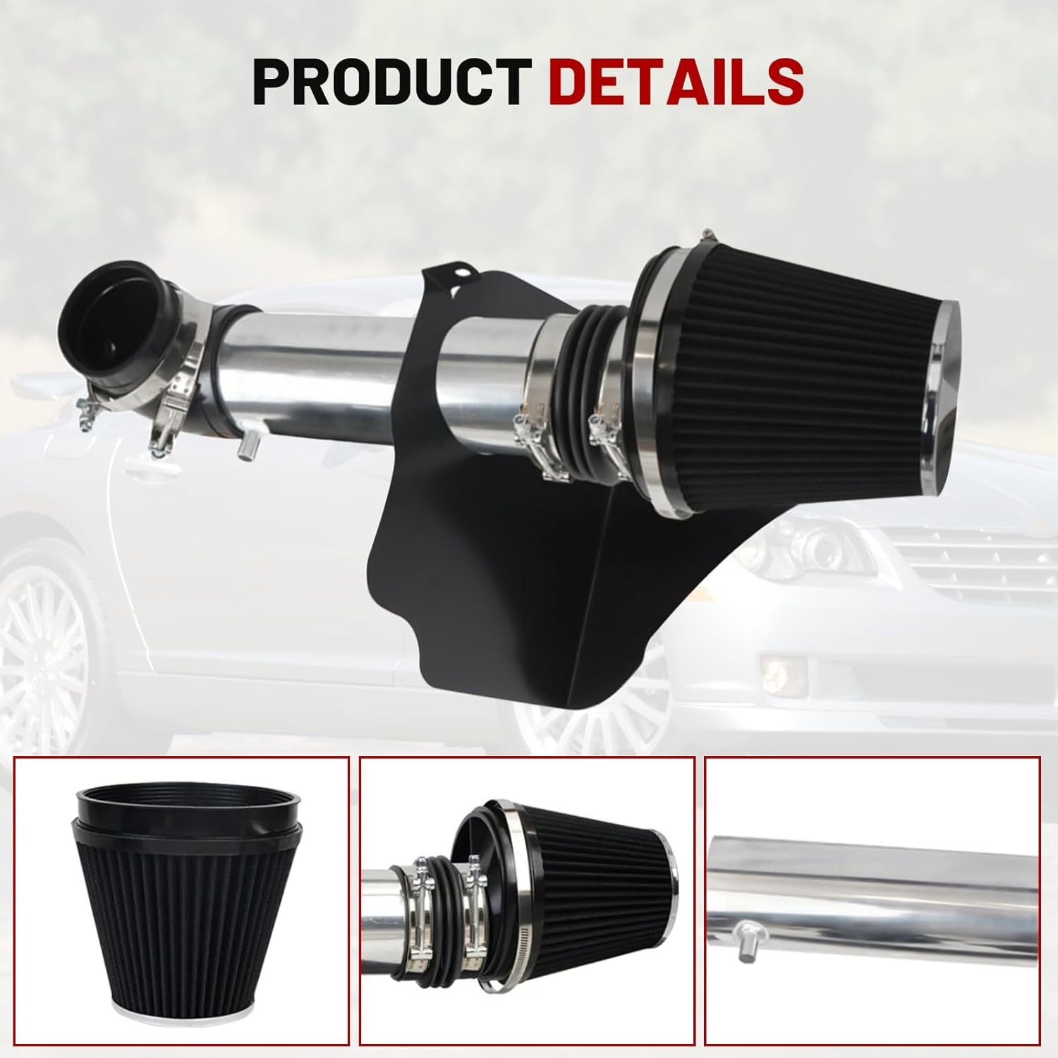 Cold Air Intake System For Dodge 5.7L 6.1L V8 2005-2010