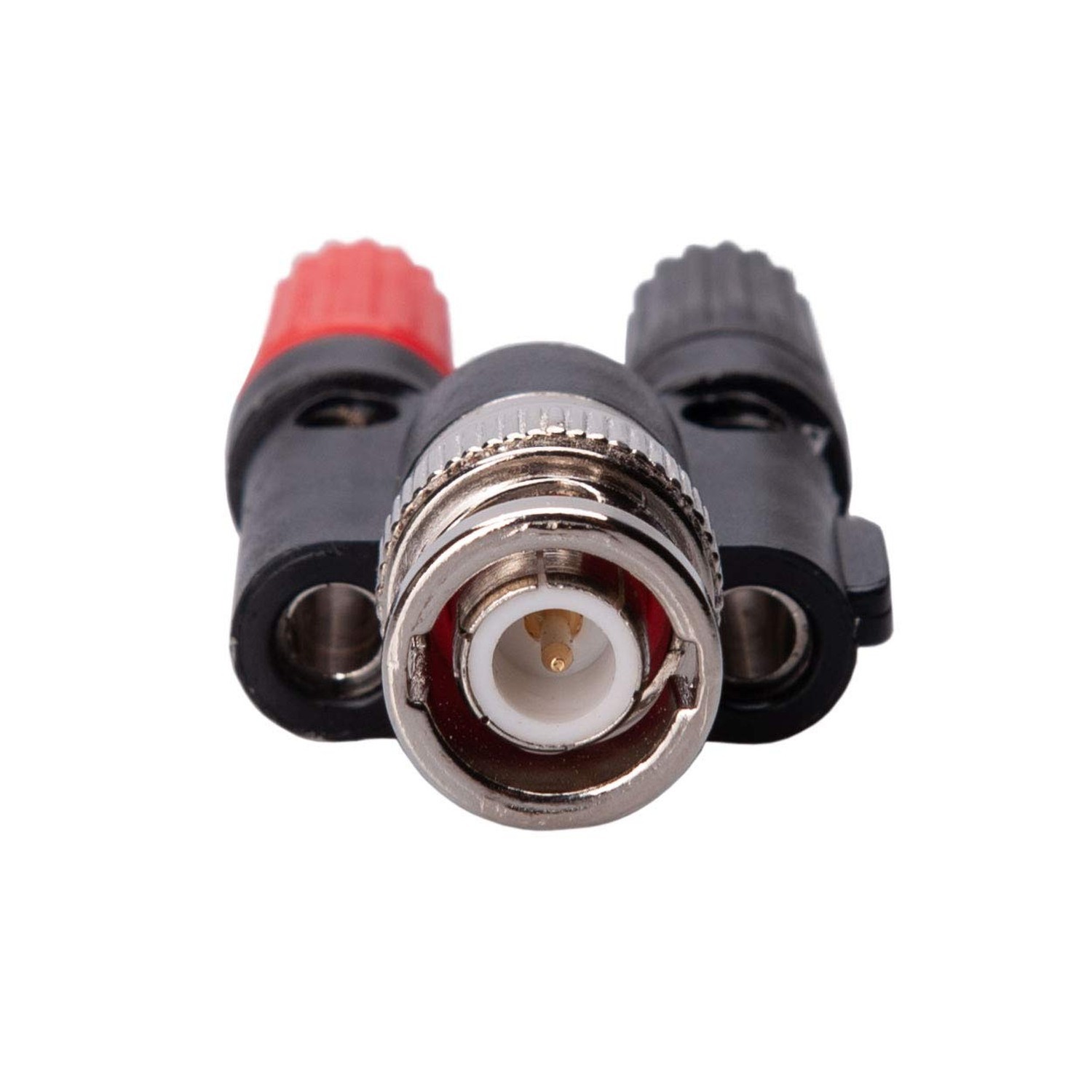 Keple BNC Male Plug to 2 x 4mm Dual Banana Female Socket Adapter Binding Post…
