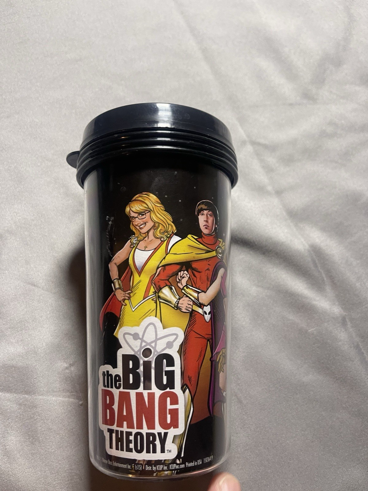 The Big Bang Theory 20oz Travel Mug Coffee Cup Tumbler TV Show Sheldon Leonard