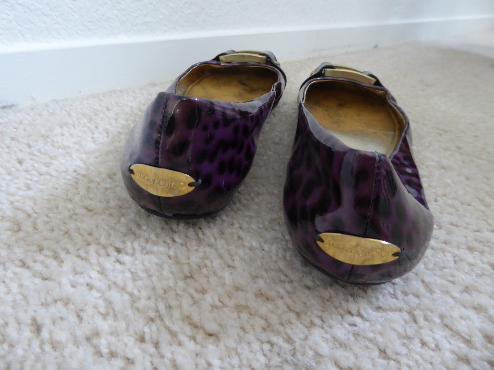 Jimmy Choo London Patent Leather Ballet Flats Size 36