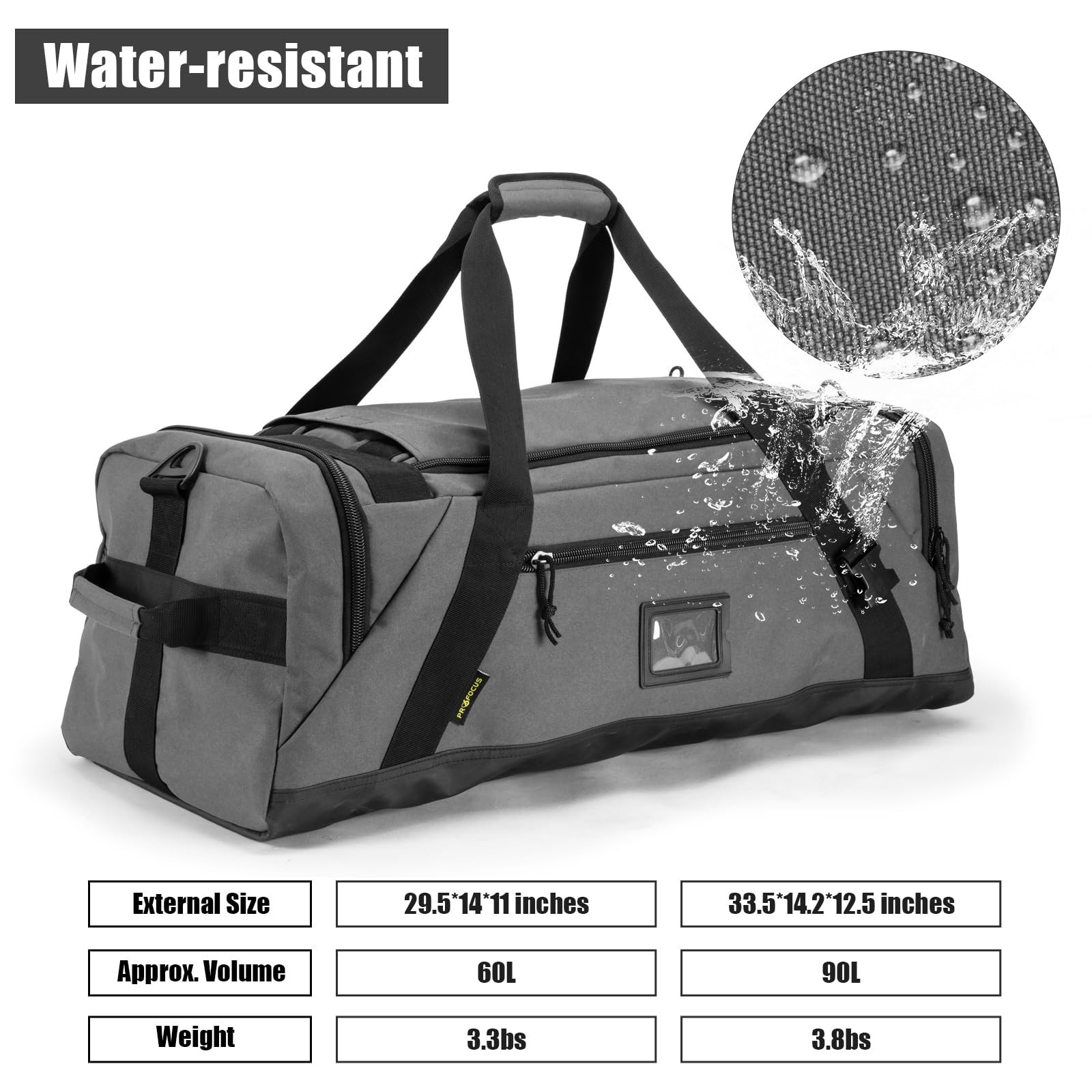 90L Large Duffle Bag,Gym Bags For Men Weekend Bag For Women Travel Backpack C…