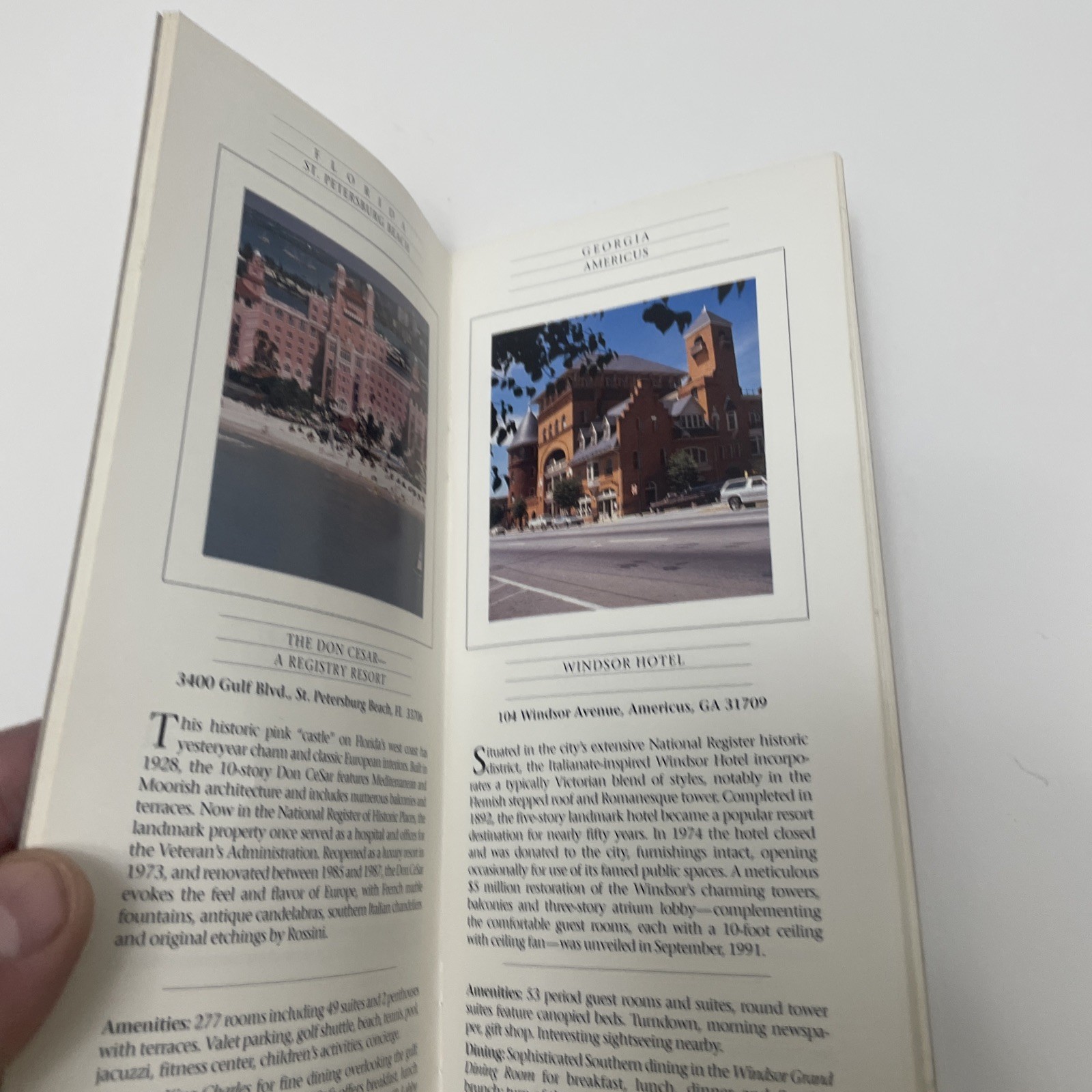 Vintage 1991-1992 Historic Hotels of America Membership Directory, Paperback