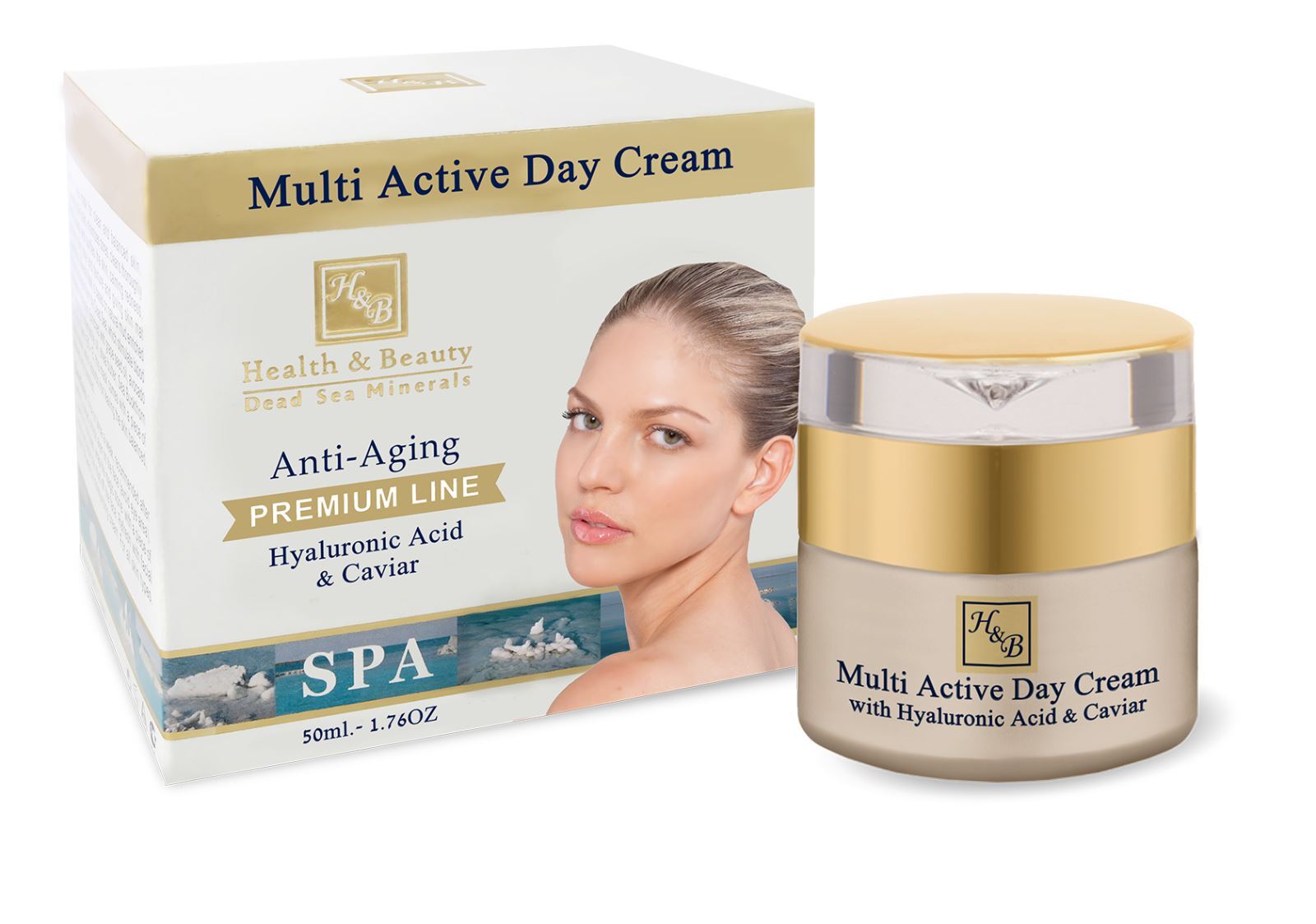 H&B Multi-Active Day Cream With Hyaluronic acid and Caviar extract 50ml