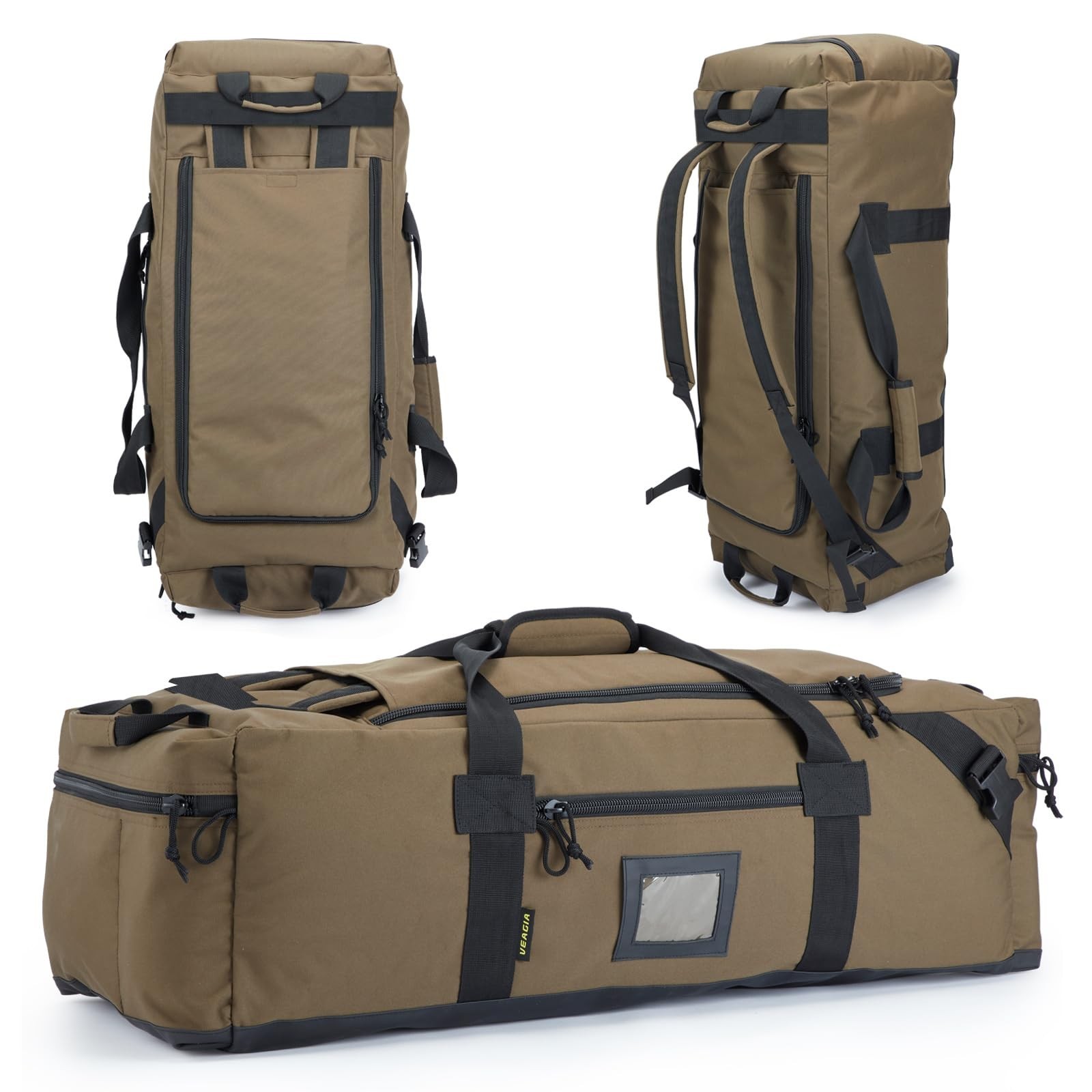 86l Large Duffel Bag For Travel, Gym & Sports – Water Repellent Polyester, Hi…