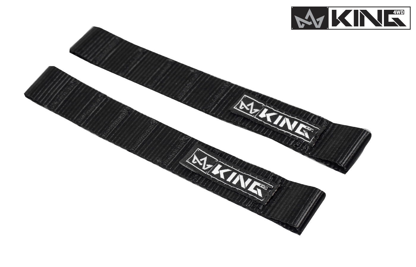 16010001 King 4WD Heavy Duty Adjustable Door Straps Solid In Pairs for CJ, YJ &