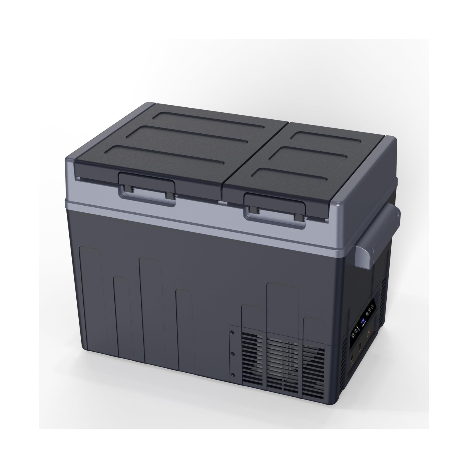 12V Car Refrigerator 38 Quart (36L) Portable Refrigerator Dual Zone Two Doors…