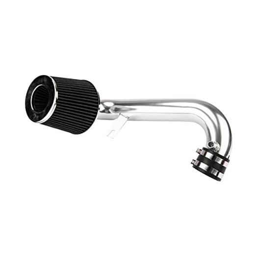 Air Intake Kit, 2.5″ Cold Air Intake System Kits w/Filter Aluminum Replacement