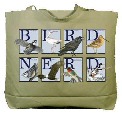 ATLAS SCREEN PRINTING – Bird Nerd Tote Bag (WC760B)