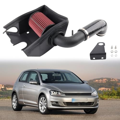 Cold Air Intake Kit with Heat Shield Compatible with VW Golf 7 Jetta Passat