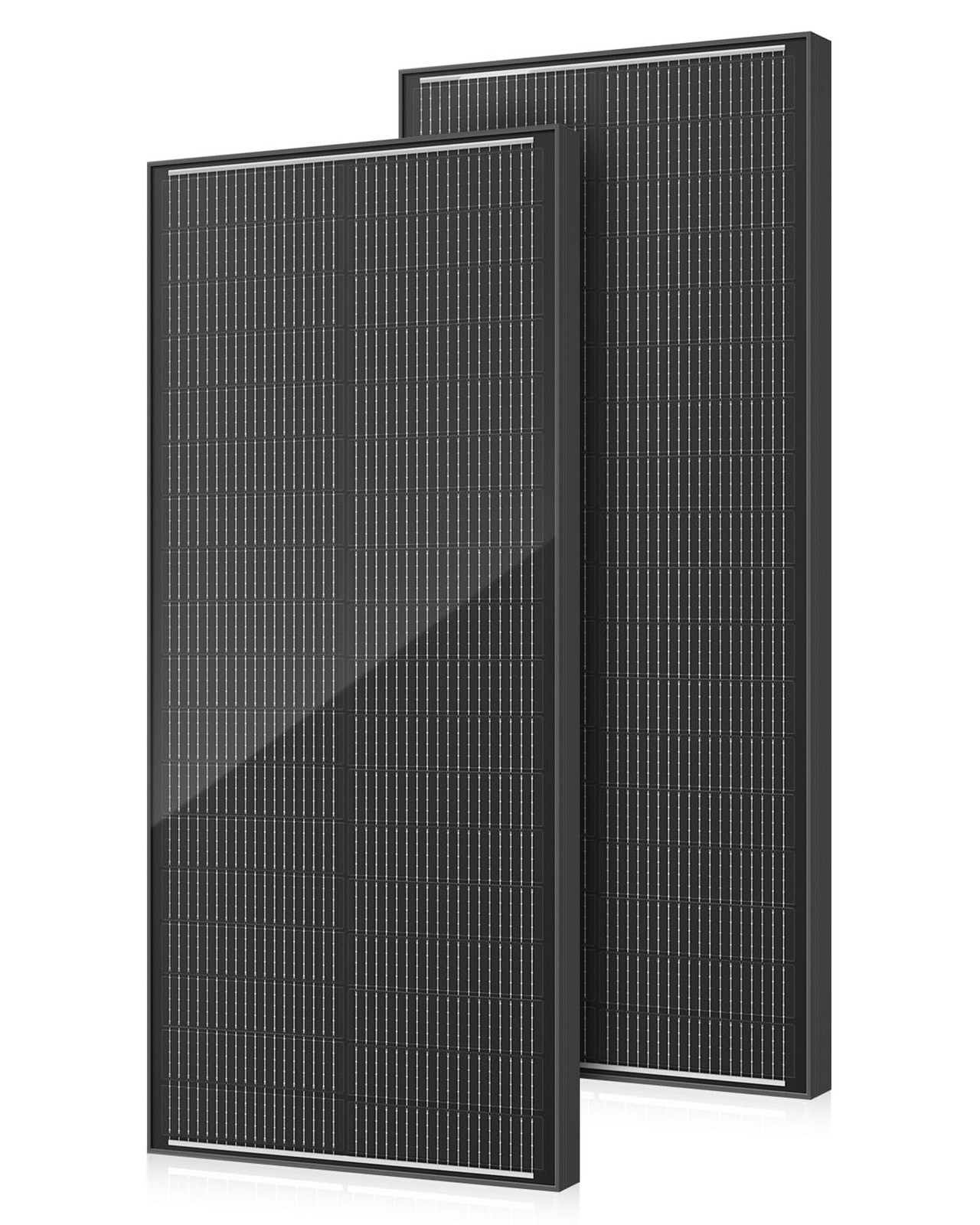 18BB 200W Solar Panel, 2Pcs N-Type 12V/24V 100 Watt Solar Panels, 25% High Ef…